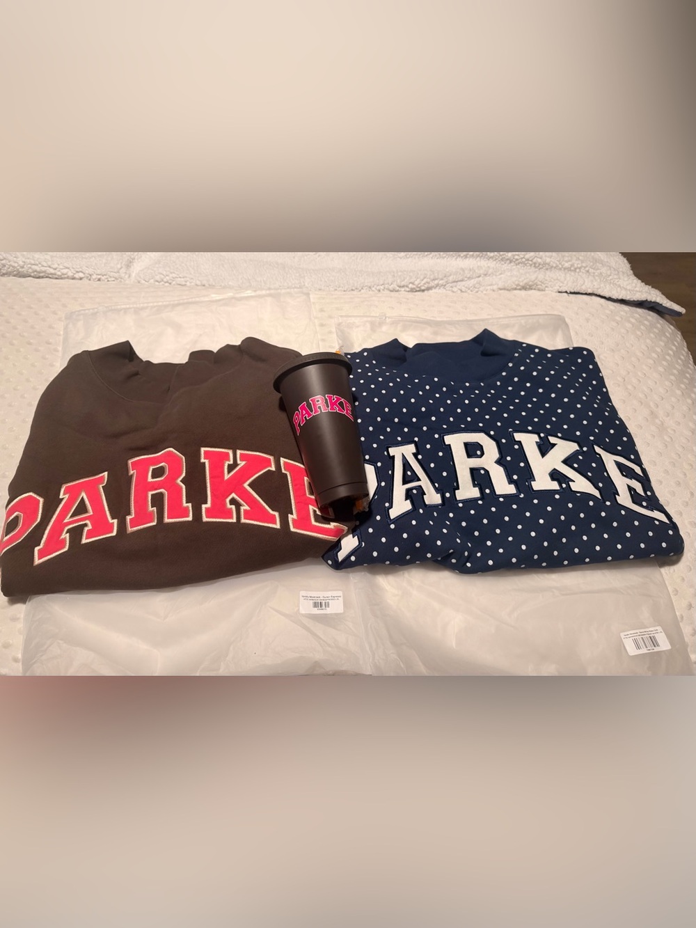 SOLD OUT-NWT PARKE SET AND TUMBLER